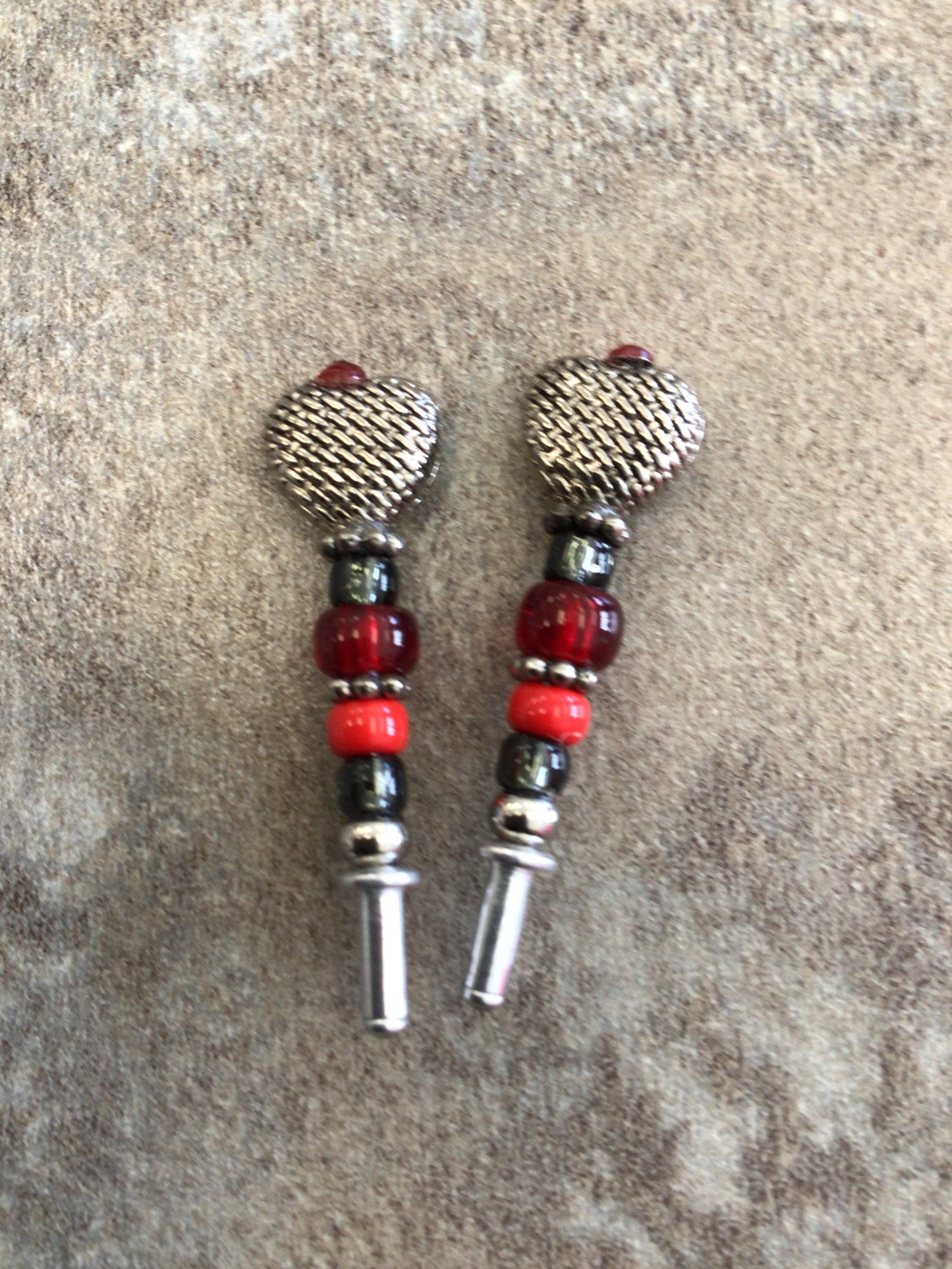 PEG - Hearts (red) Crib Peg