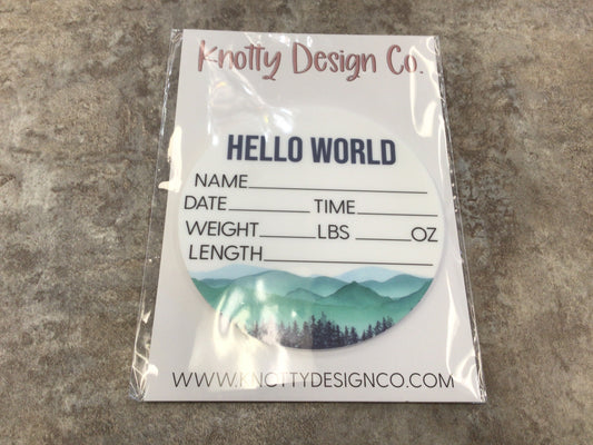 KDC Hello World Birth Announcement