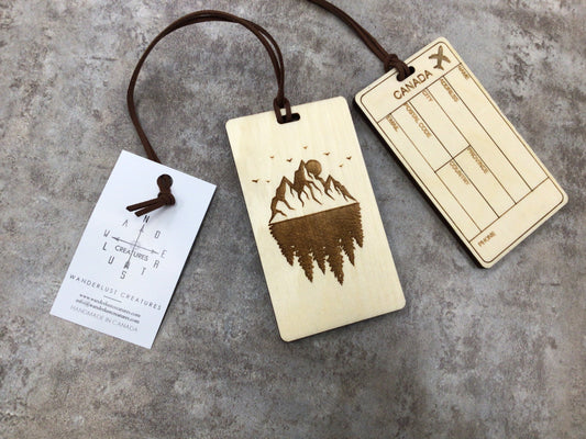 WLC - Luggage Tag - Mountain Reflection