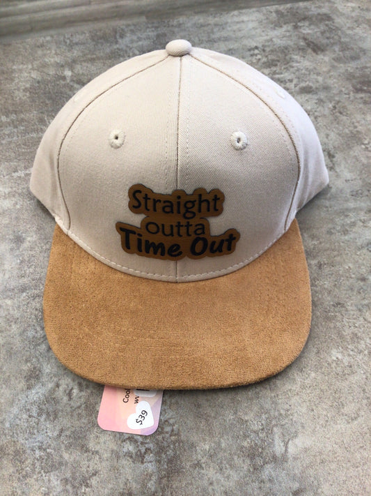 LAS-01 Kids Patched Hats - Beige Tan