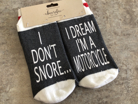 CSS154 “Snore” Socks (Dark Grey)