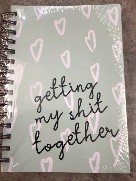 PCP030-021 getting my shit together notebook