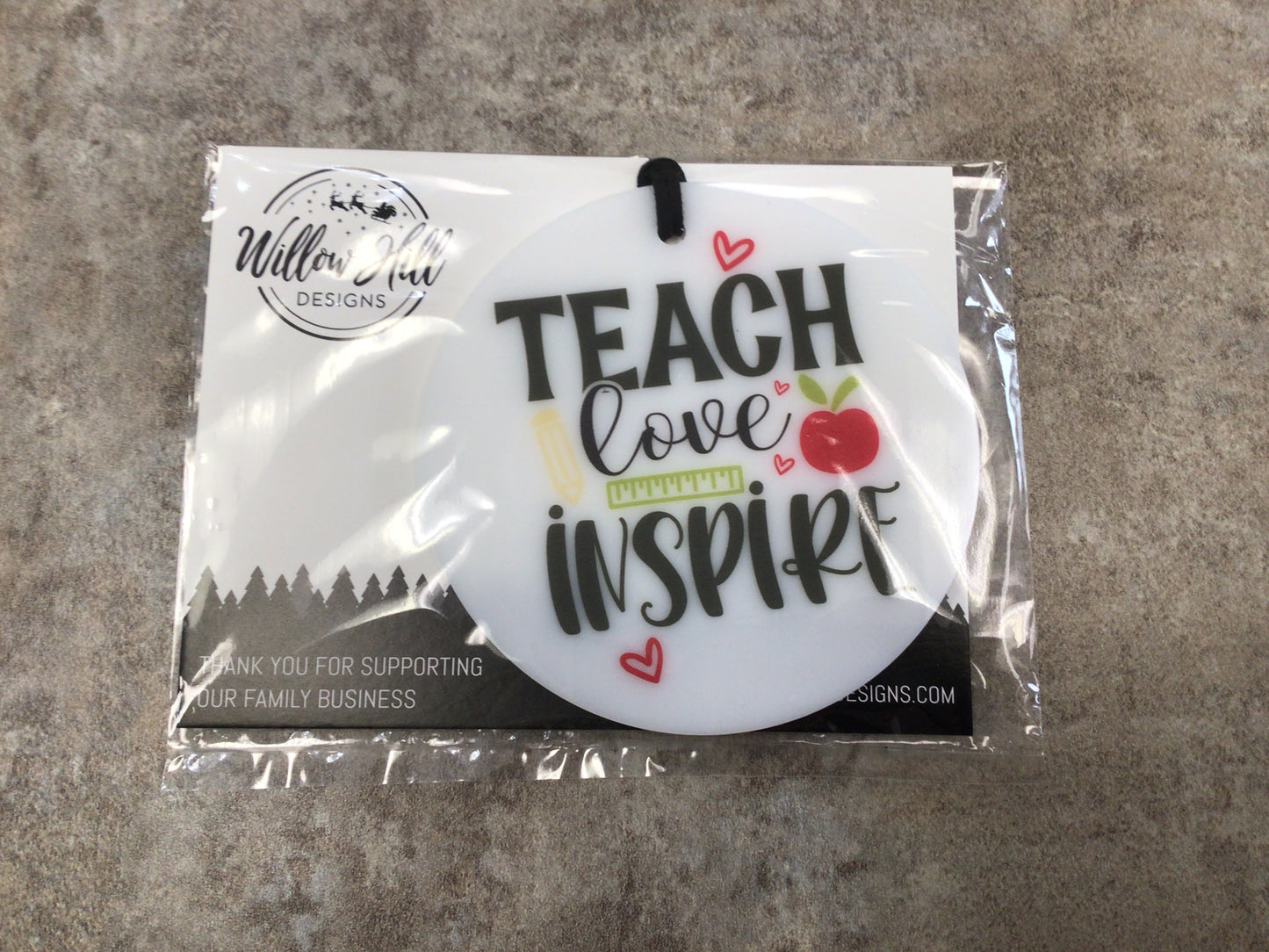 WHD Teach Love Inspire Christmas Ornament