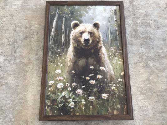 WHD - Bear in Flowers