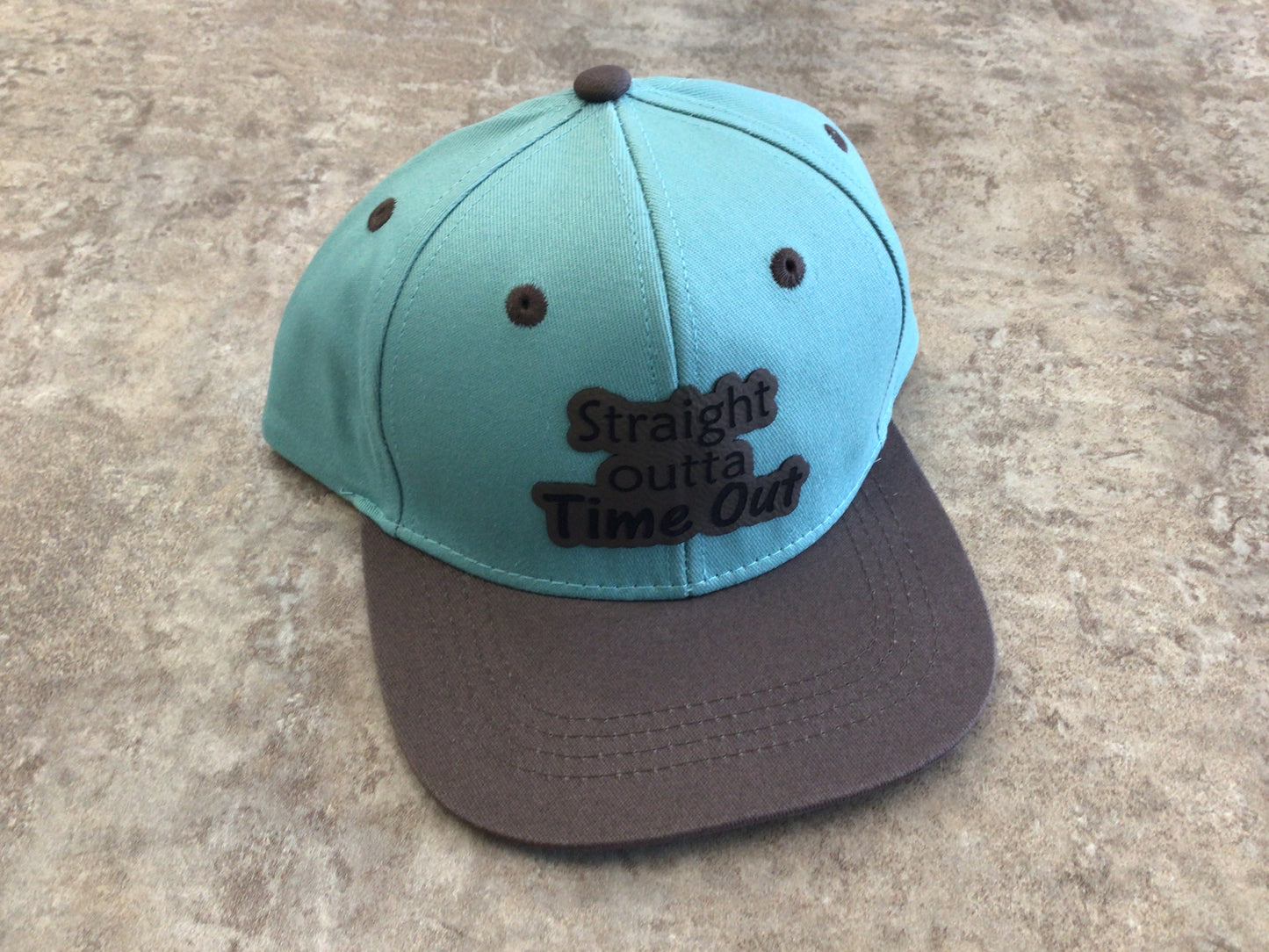LAS-01 Kids Patched Hats - Turquoise