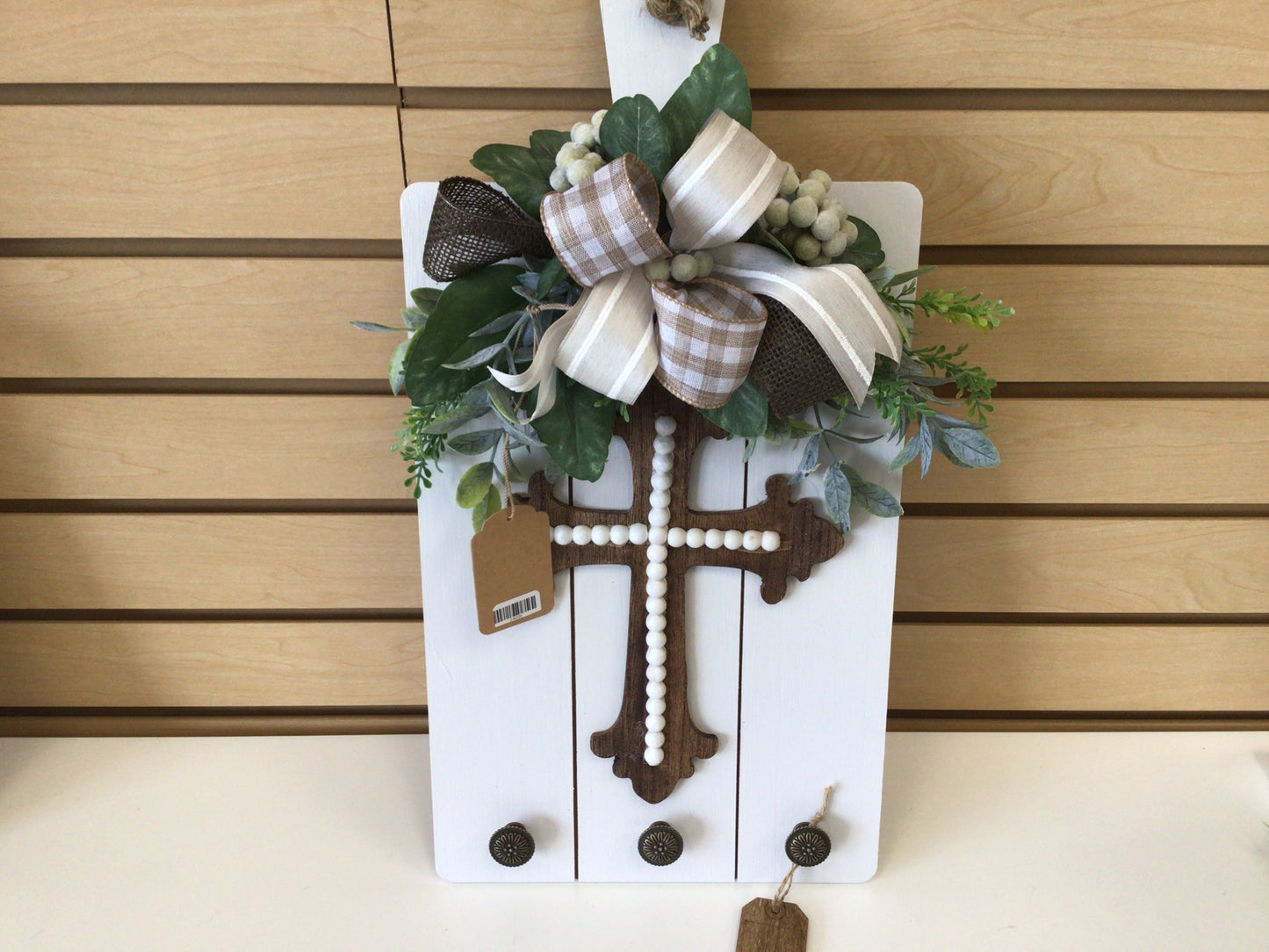MKD - Wall Hanger Cross Gray