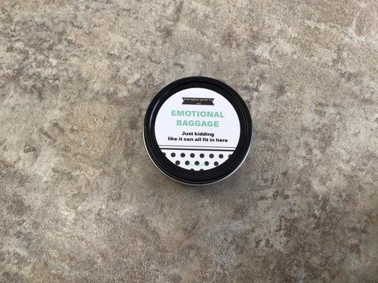 NW - Emotional Baggage Lemon grass Green Tea 4 oz Soy Candle