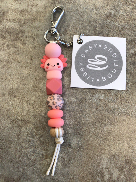 LBB-23 Keychain Pink Axolotl