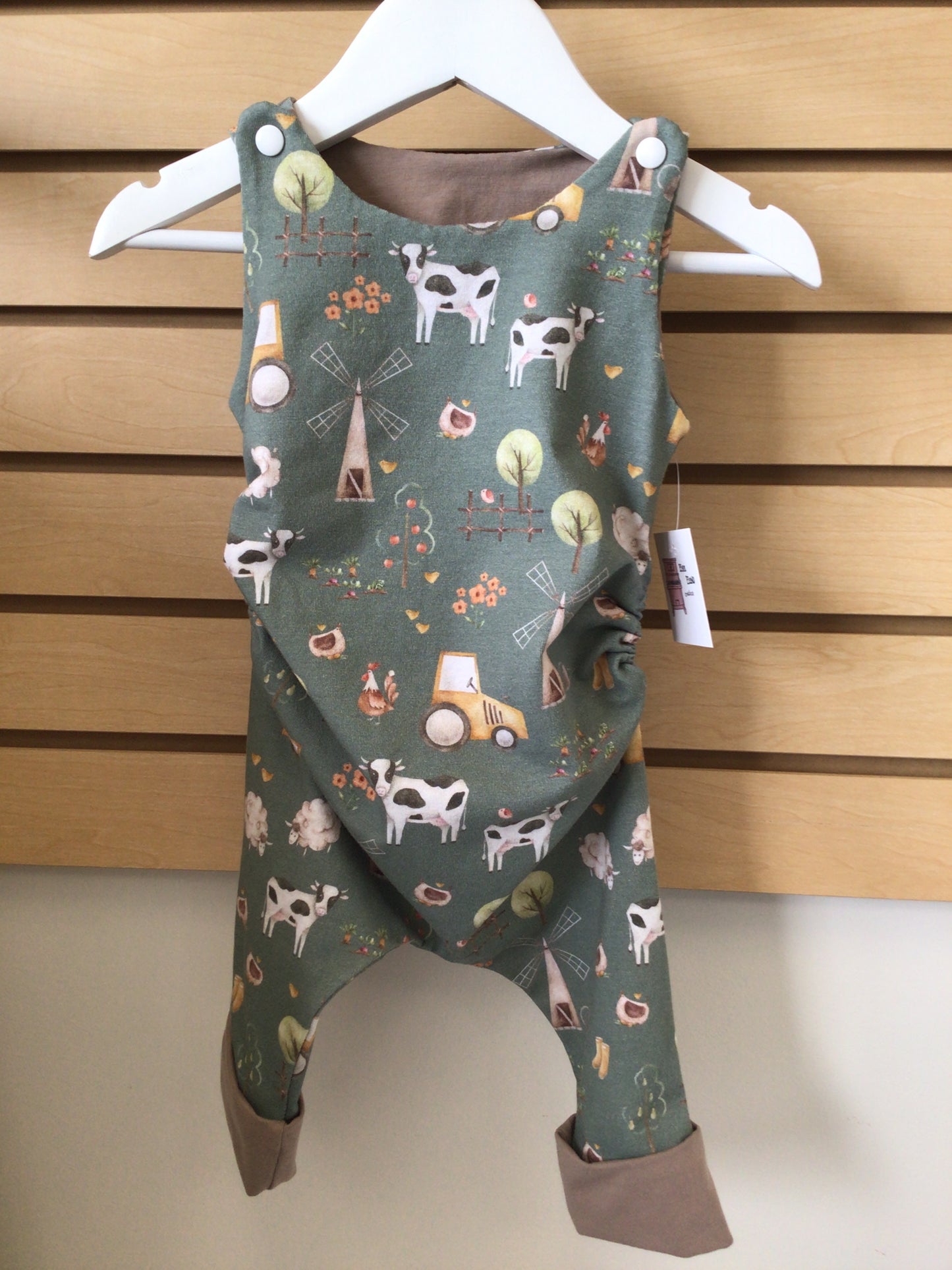 PPC - Grow With Me Romper Farm (3-12 months)