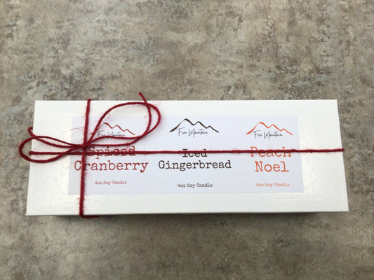 FM Christmas Box Set - Spiced Cranberry - Iced Gingerbread - Peach Noel