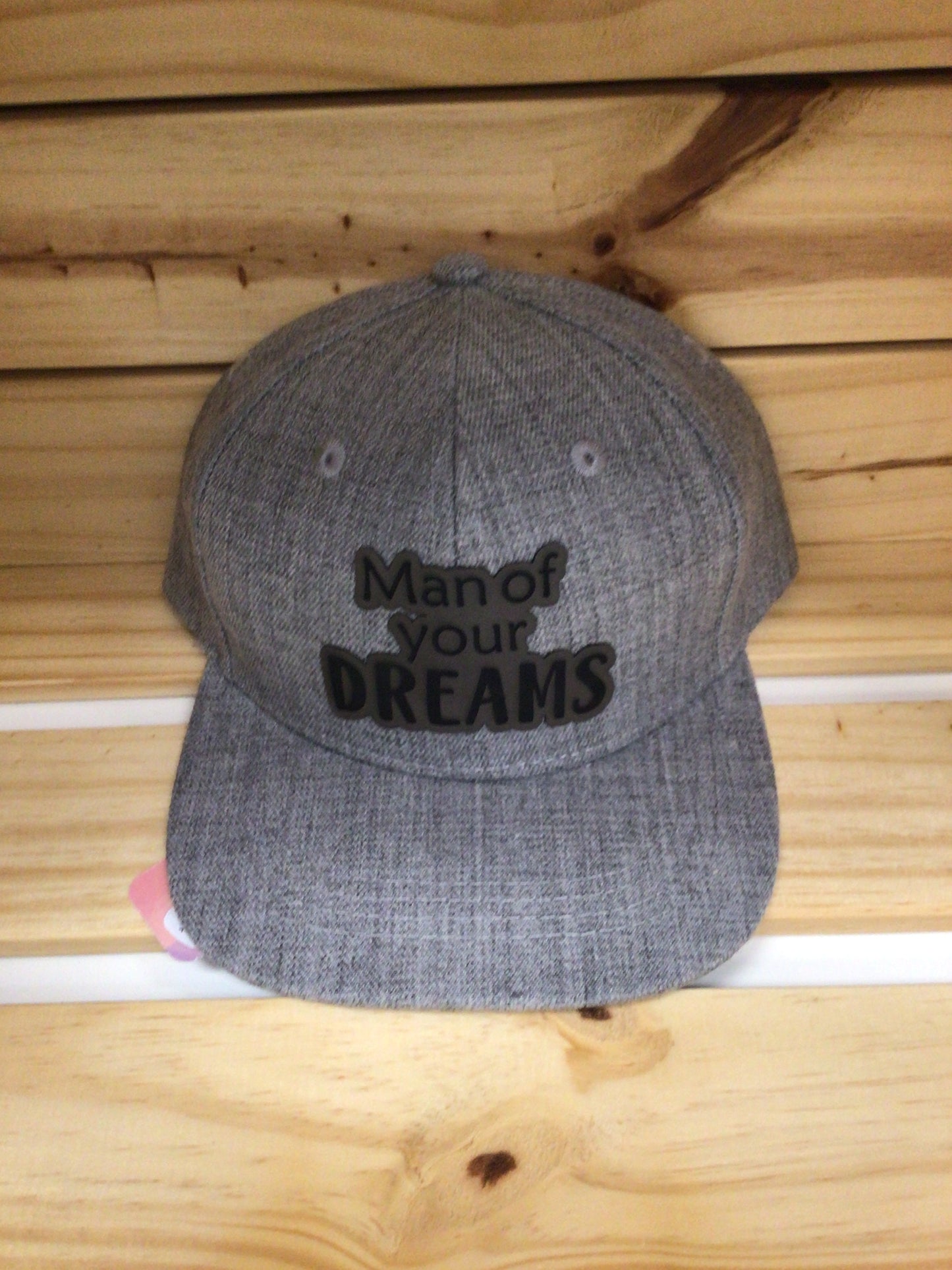 LAS-01 Kids Patched Hats - Tweed Grey