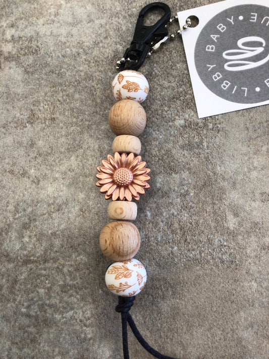 LBB-23 Keychain Copper Flower