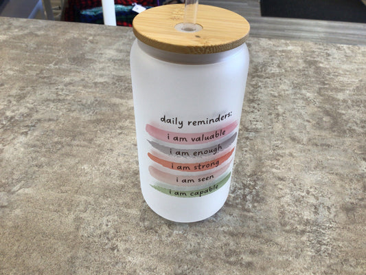 CCL800 - Daily Reminders Can Glass