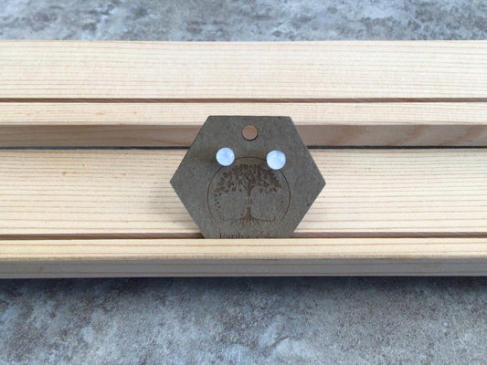 EAE 6x6 Moonstone Earrings