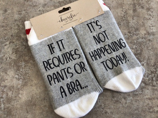 CSS105 “Pants/Bra” Socks (Light Grey)