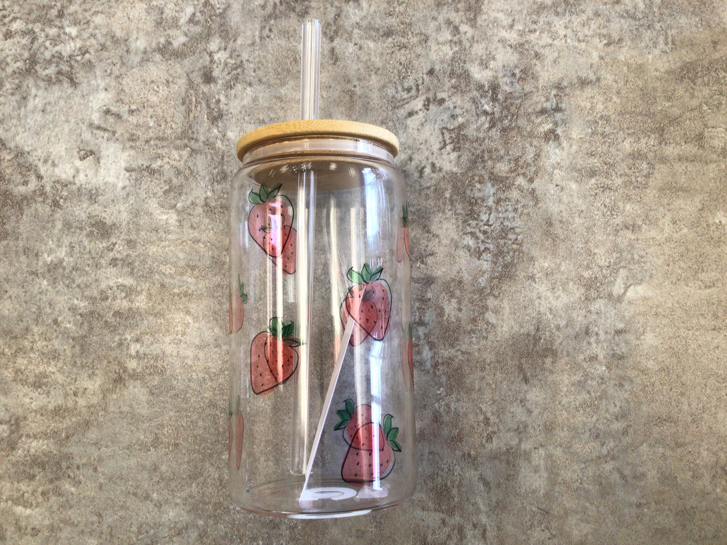 CCL - 800 Strawberry Glass Tumbler