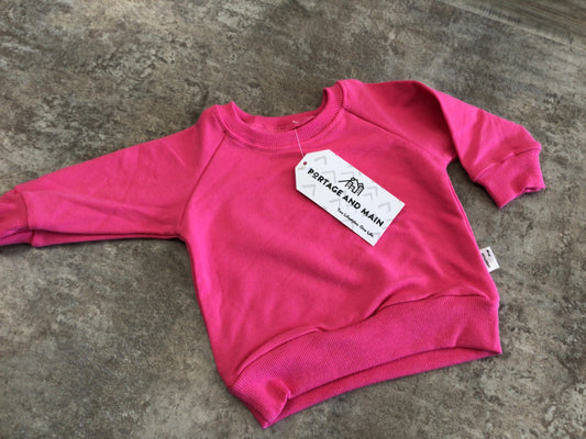 PAM - Bamboo French Terry Sweater - Hot Pink