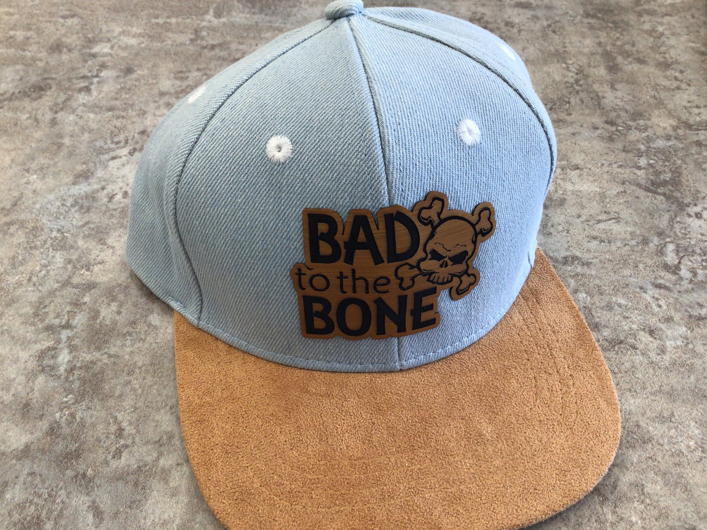 LAS-01 Kids Patched Hats - Denim