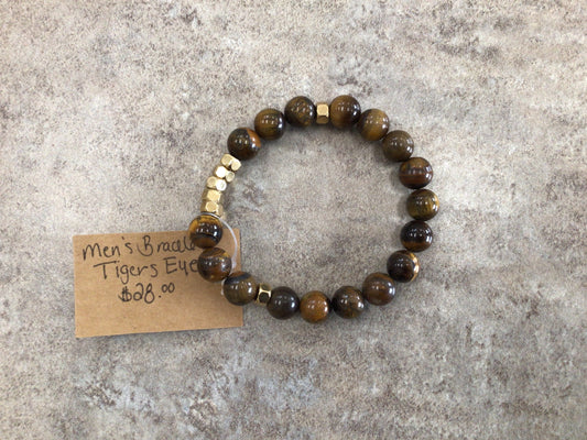 KH-Tigers Eye Men’s Bracelet