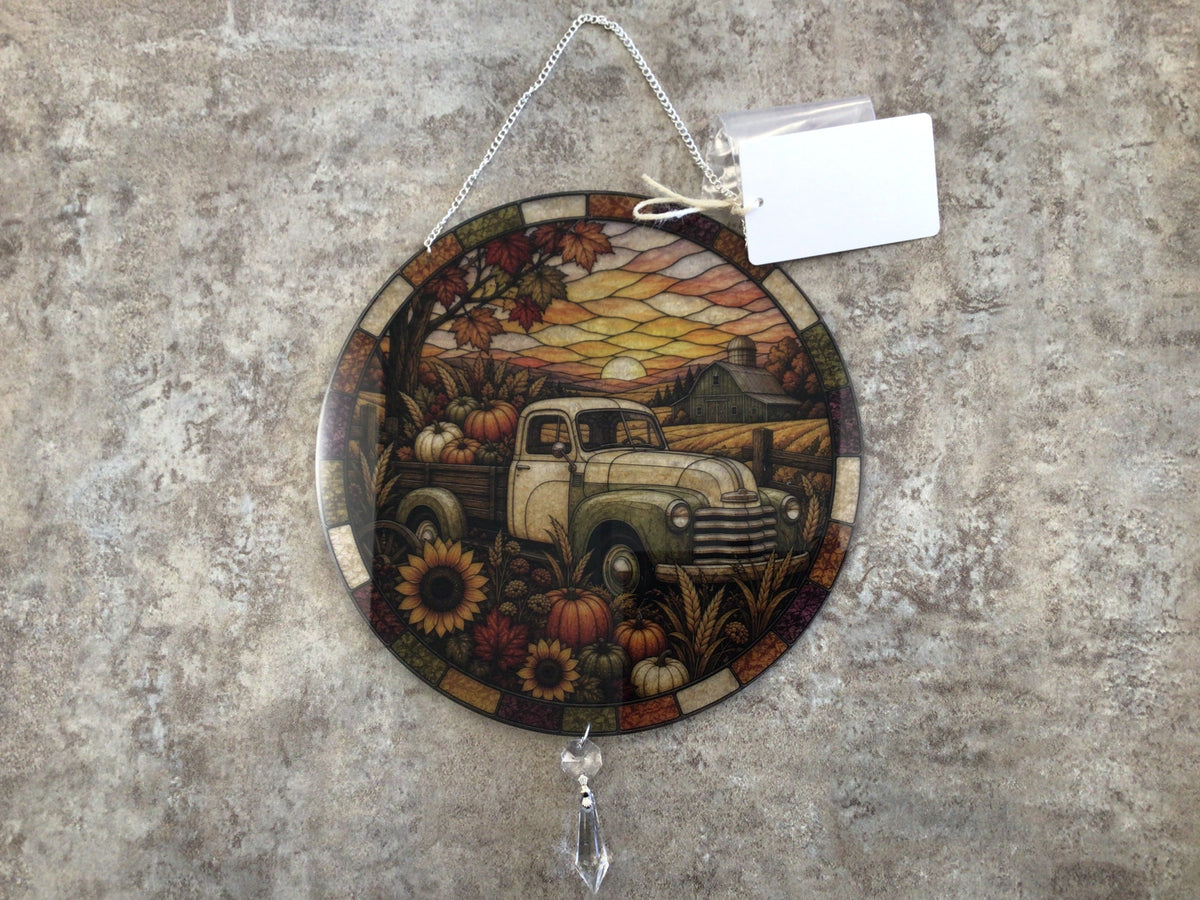 WHD - Suncatcher Pumpkins in a Truck