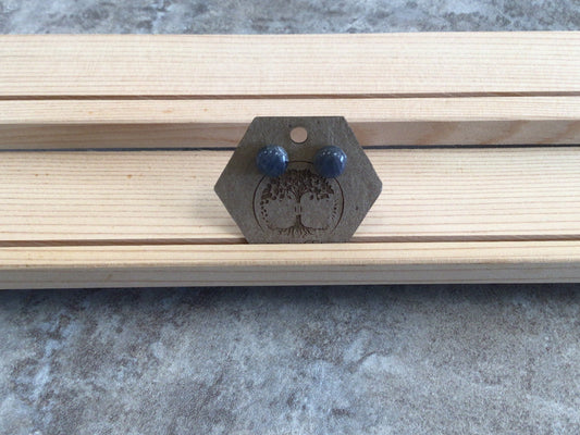 EAE 10mm Labradorite Earrings