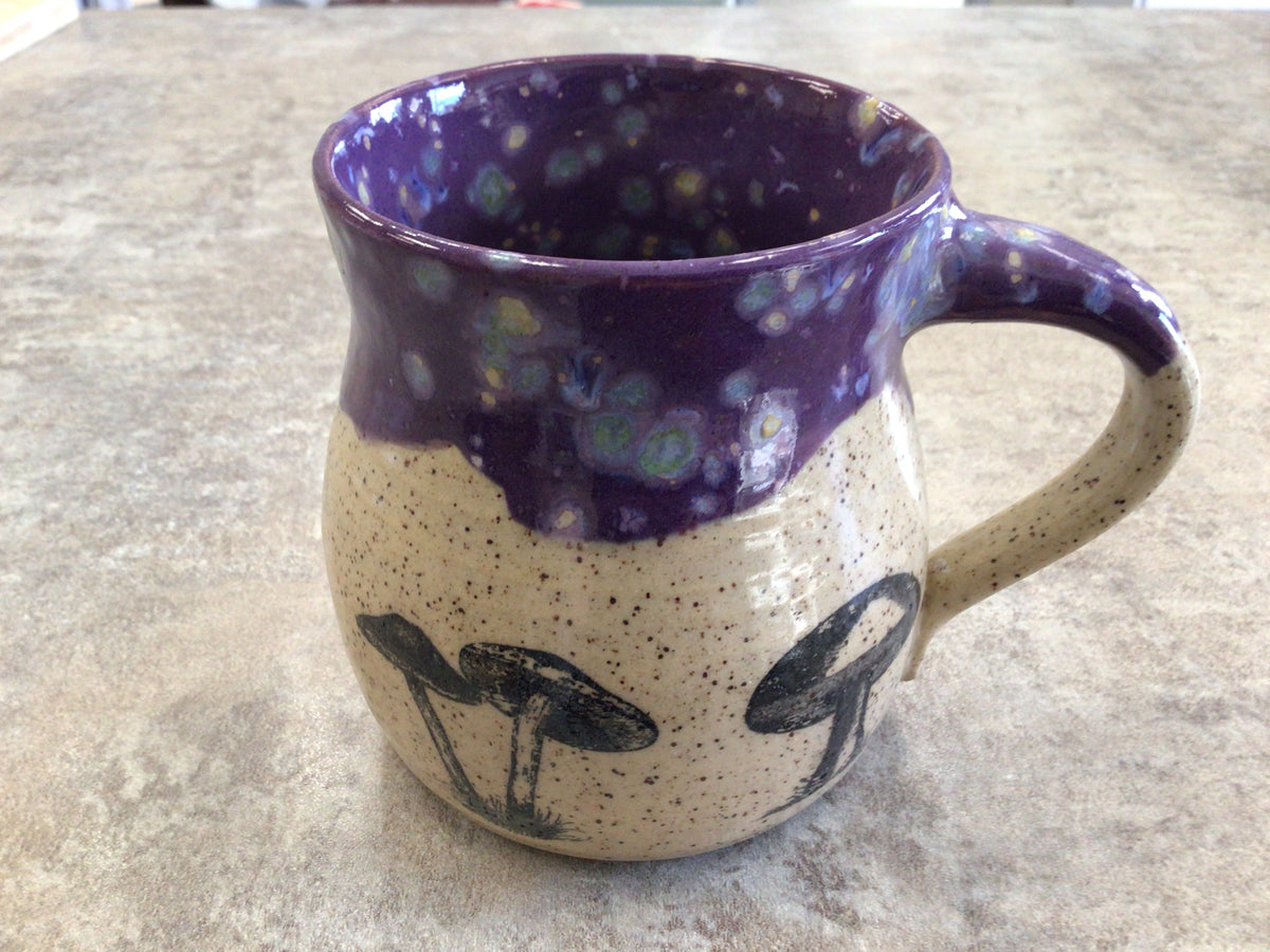 WWP - Mushroom Mug Purple