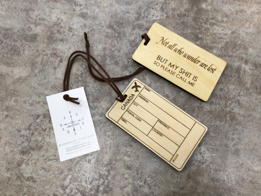 WLC - Luggage Tag - My shits lost