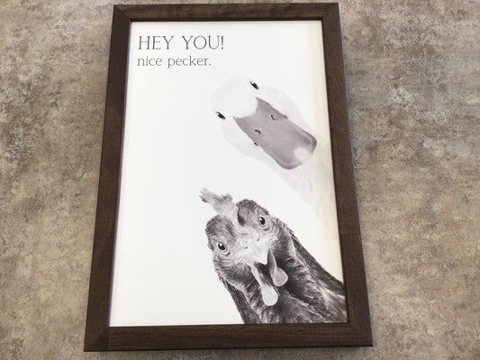 WHD Hey You, Nice Pecker Bathroom Sign Day 239