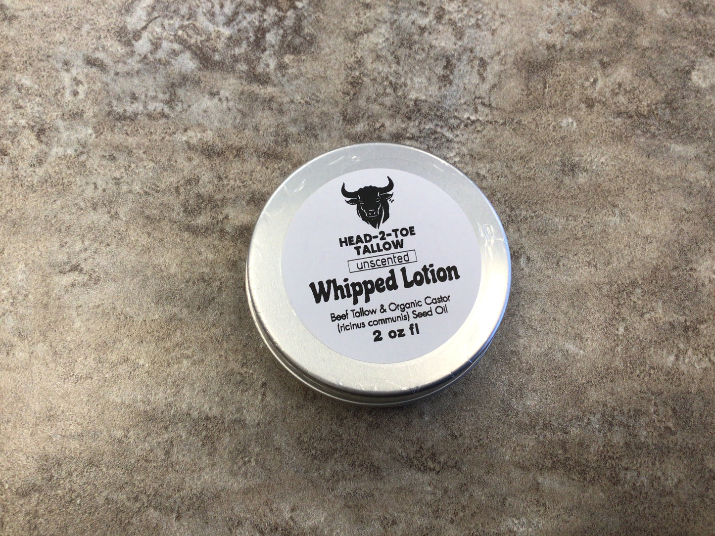 HTT - 2oz Unscented Whipped Beef Tallow Lotion