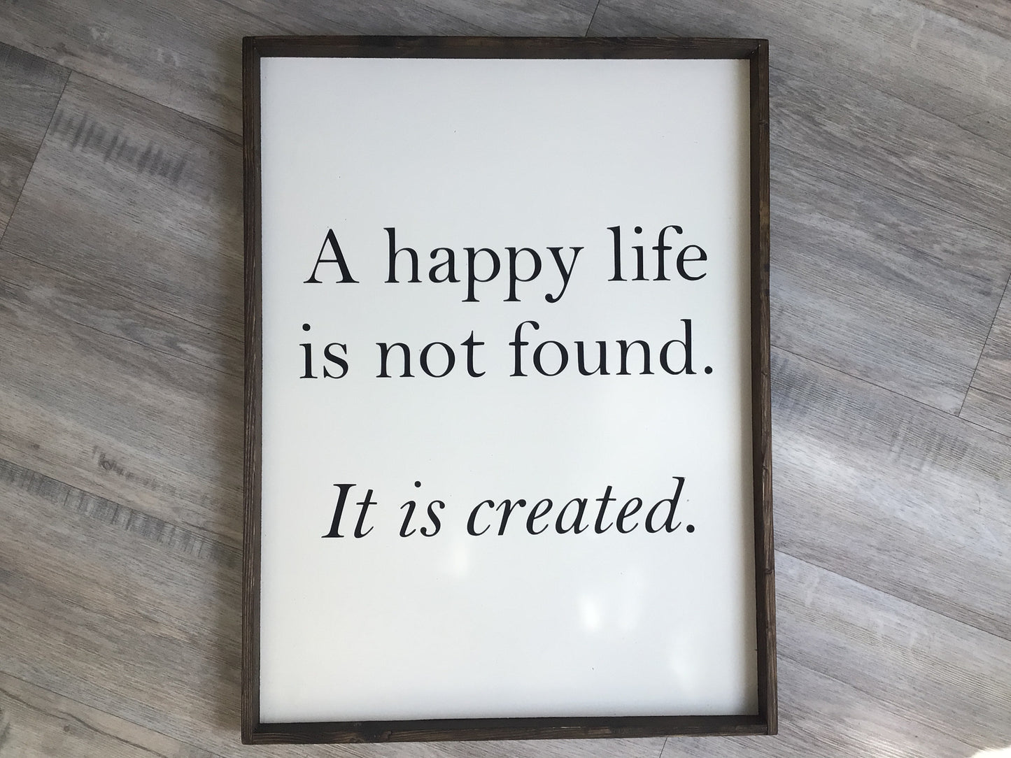 FAS-10 “A happy life” Sign