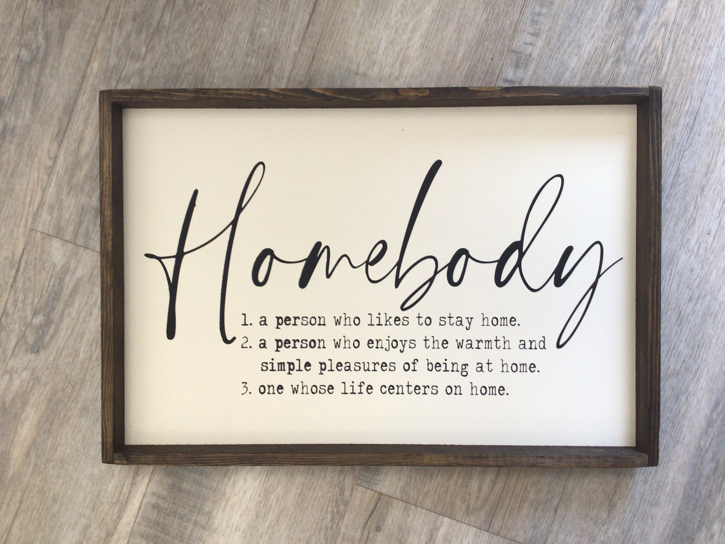FAS-04 “Homebody”Sign