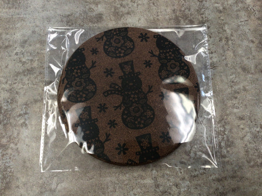 LAS - 20 Cork pads snowman
