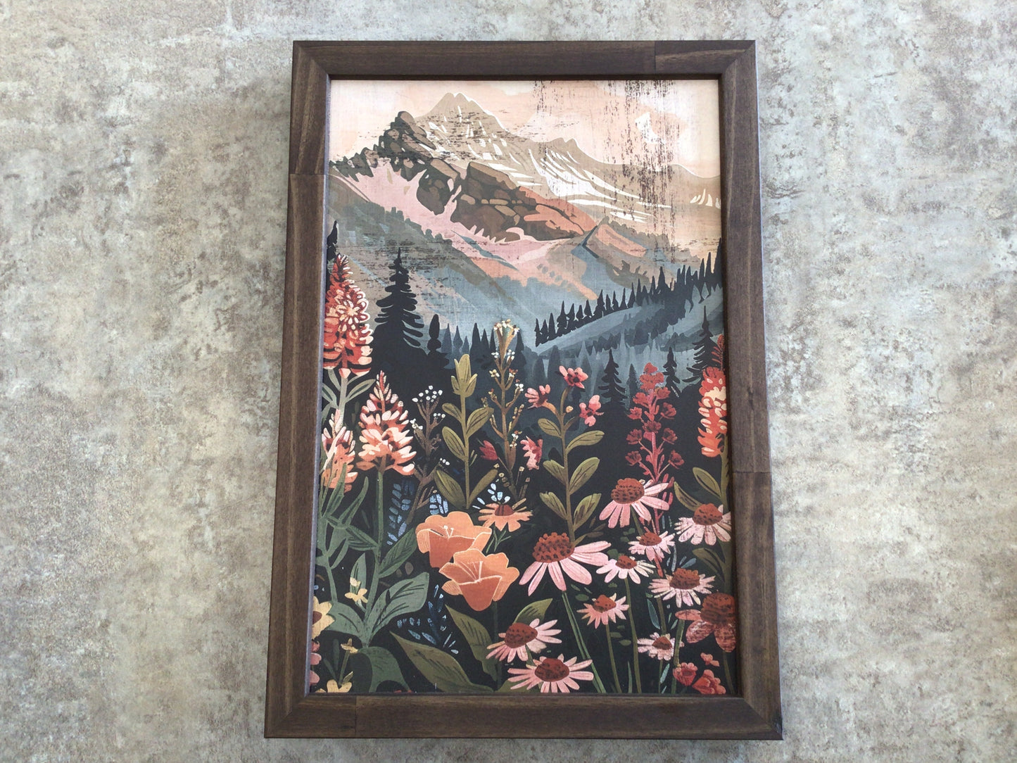 WHD - Floral Mountain View Sign