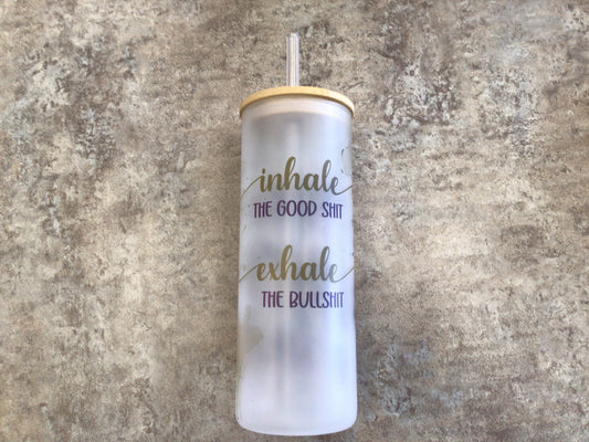TCK 40oz Glass Tumbler