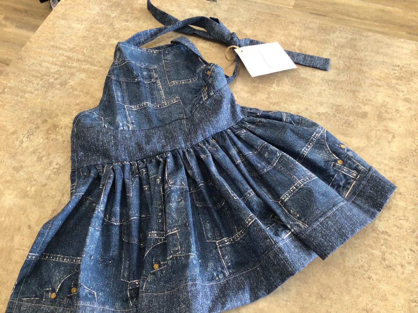 SWE-20 Kids Apron Jean Print