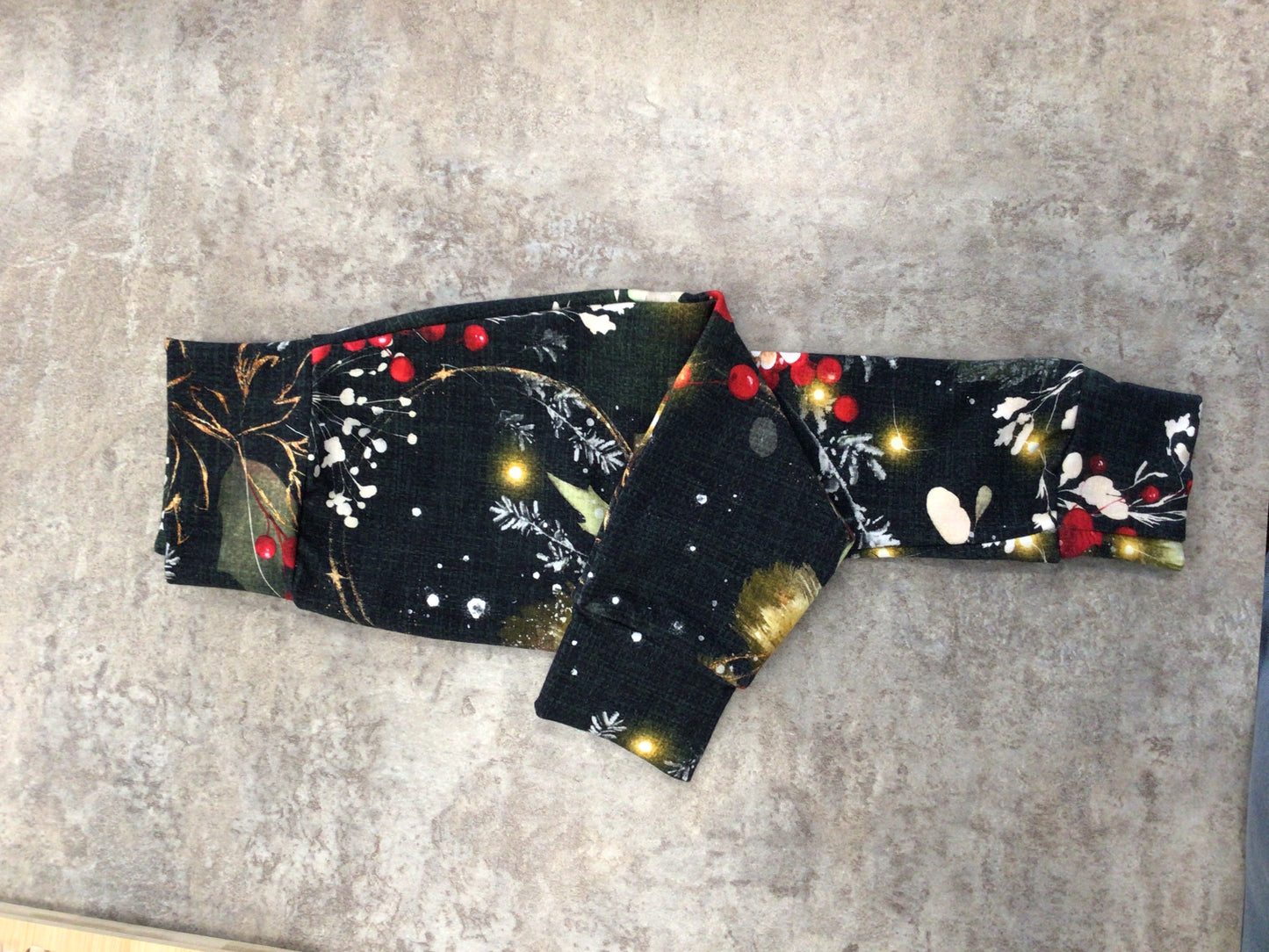 OAC - 9 Months Christmas Floral Pants