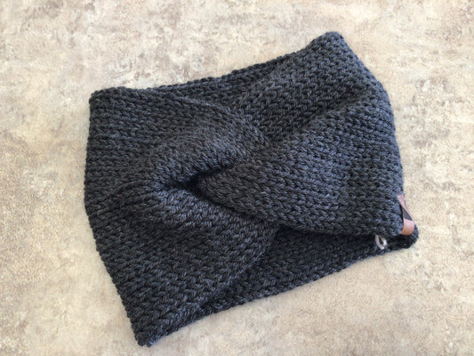 WRD-02 Adult Headband - Dark Grey