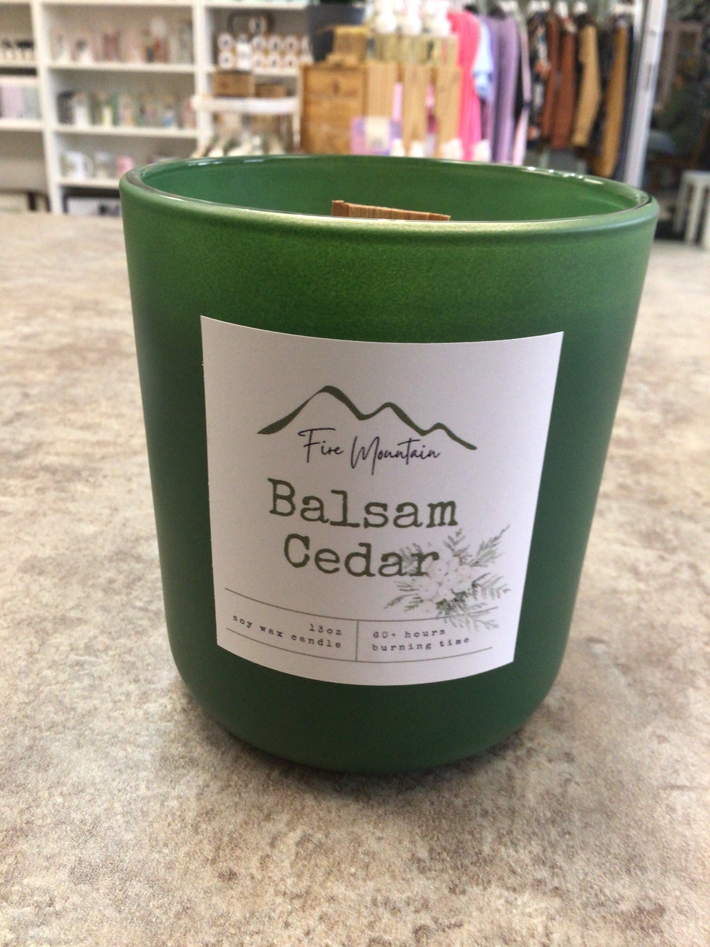 FM - Balsam Cedar 13 oz Soy Candle