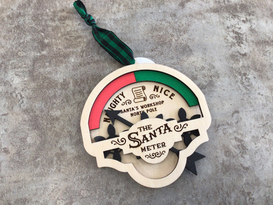 DAJ Santa Meter Ornament