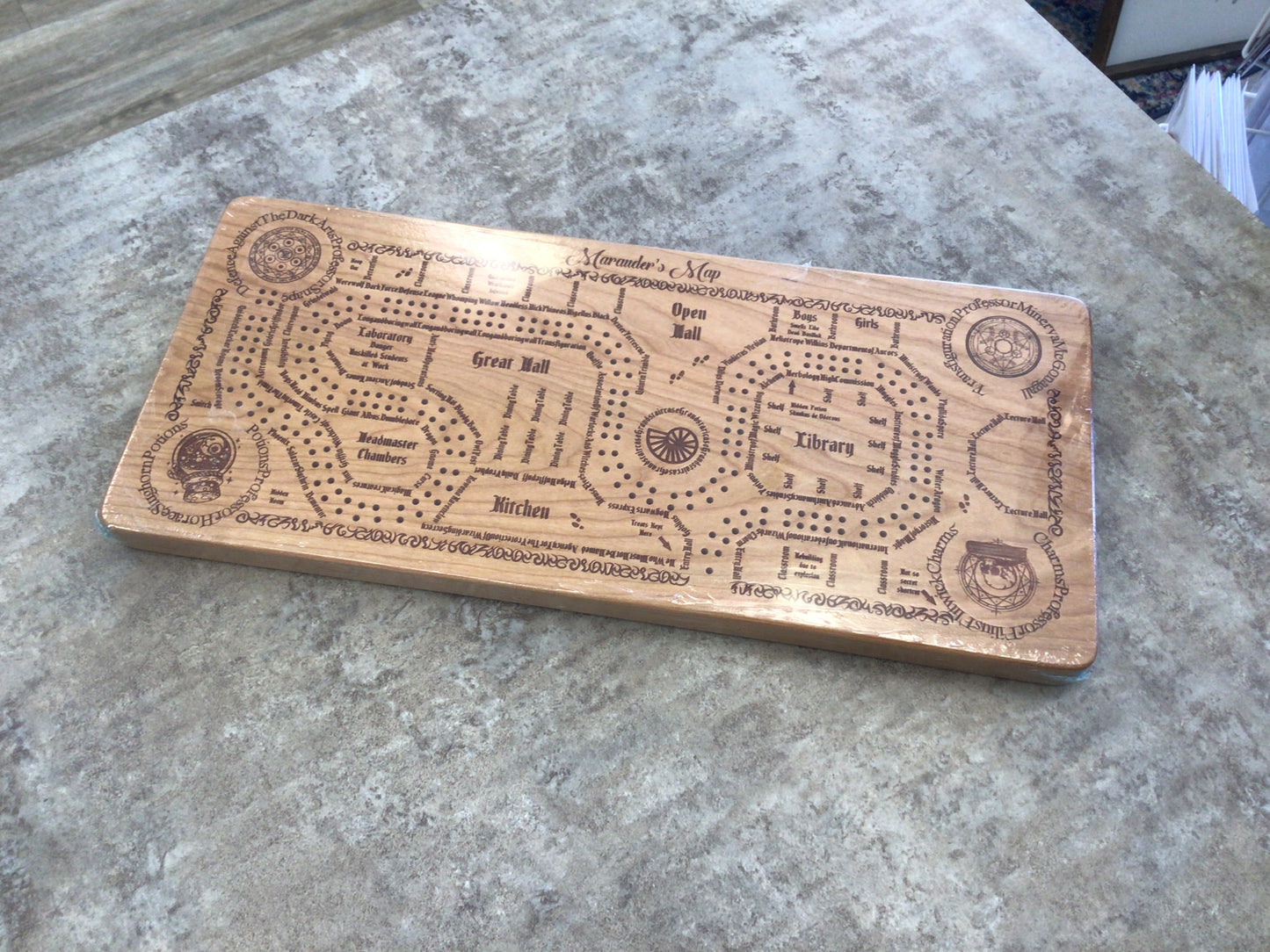 CRIB - Harry Potter Mauraders Map Crib Board