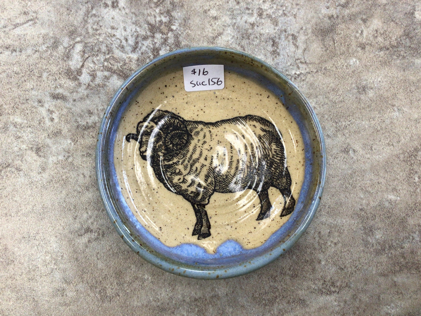 SAC156- Ram Trinket Dish