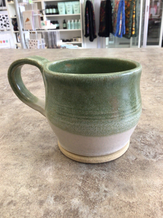 TCK - Pottery Mug (green/white)