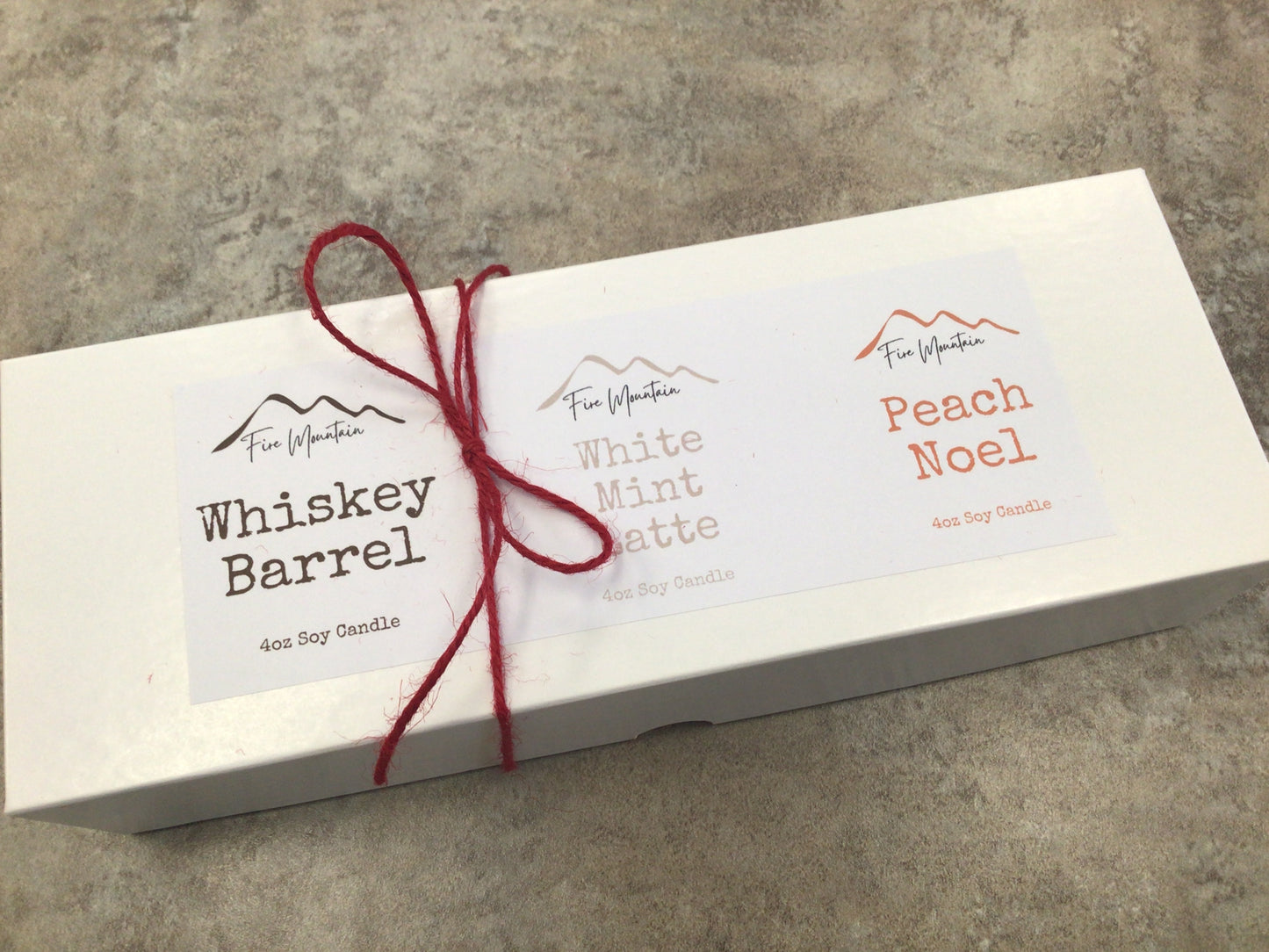 FM Christmas Box Set - Whiskey Barrel - White Mint Latte - Peach Noel