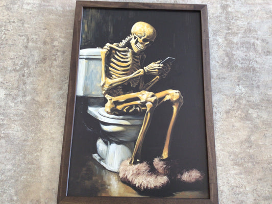 WHD - Skeleton on the Toilet