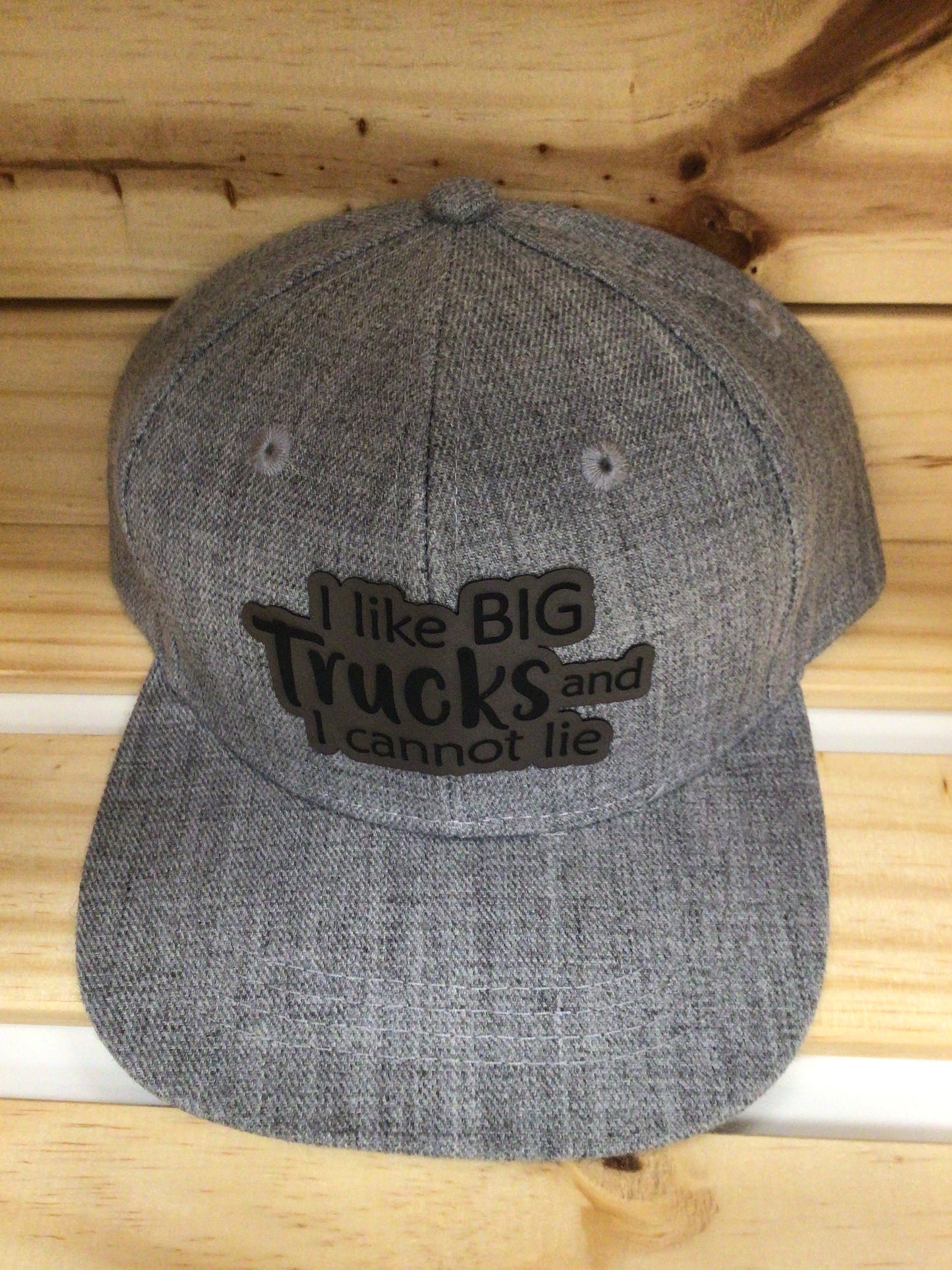 LAS-01 Kids Patched Hats - Tweed Grey