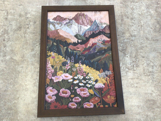 WHD - Floral Mountain 8x12 Sign