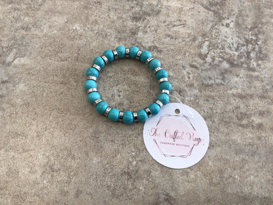 KH - “Turquoise” Howlite Bracelet