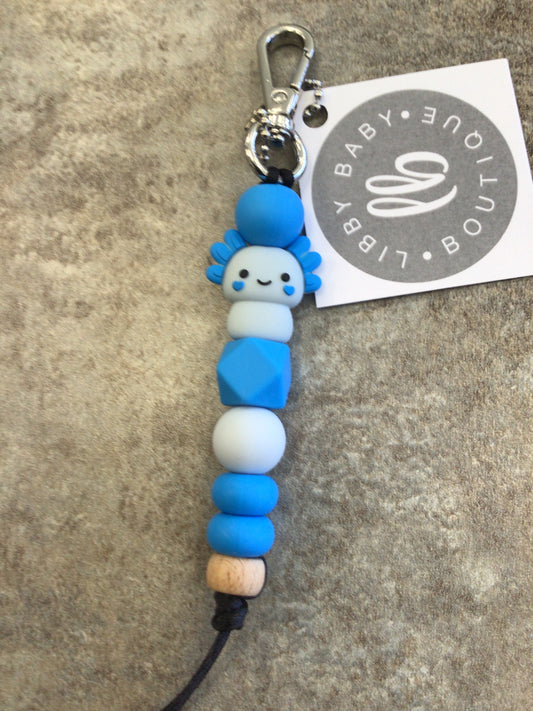 LBB-23 Keychain Blue Axolotl