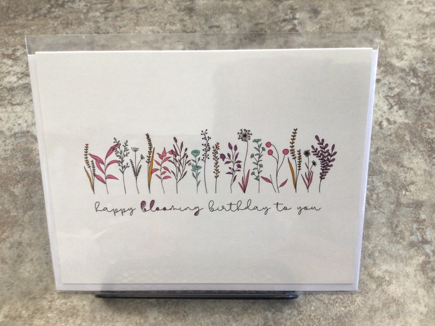 CCL017 - happy blooming birthday to you