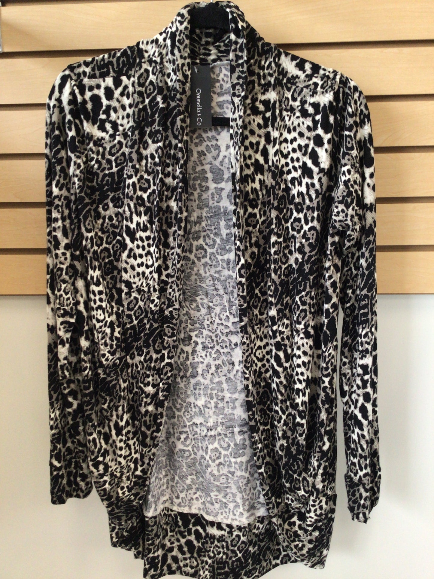 OAC - Leopard Print Bamboo Cardigan (Small)